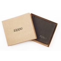 Zippo Leather Bi-Fold Money Clip - Brown